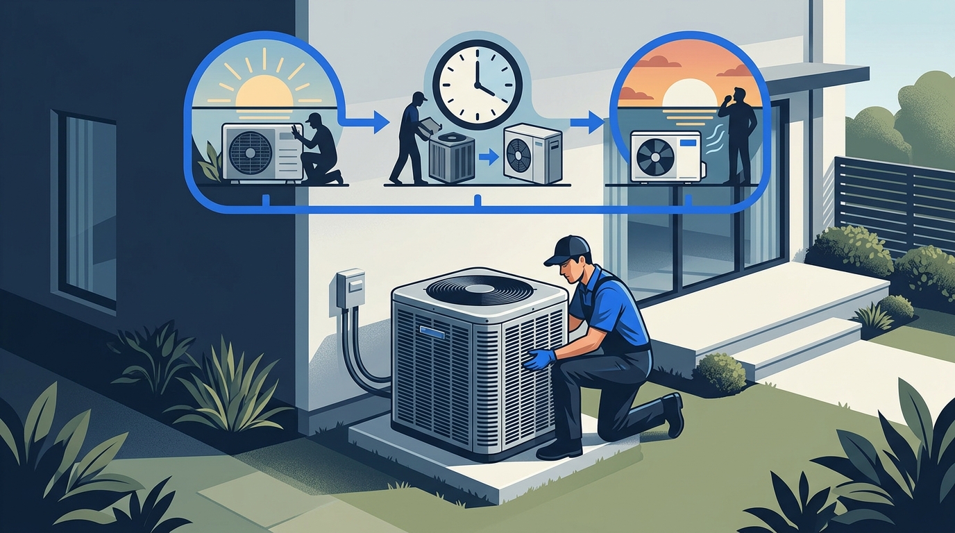 same day AC replacement: What Really Happens in 24 Hours